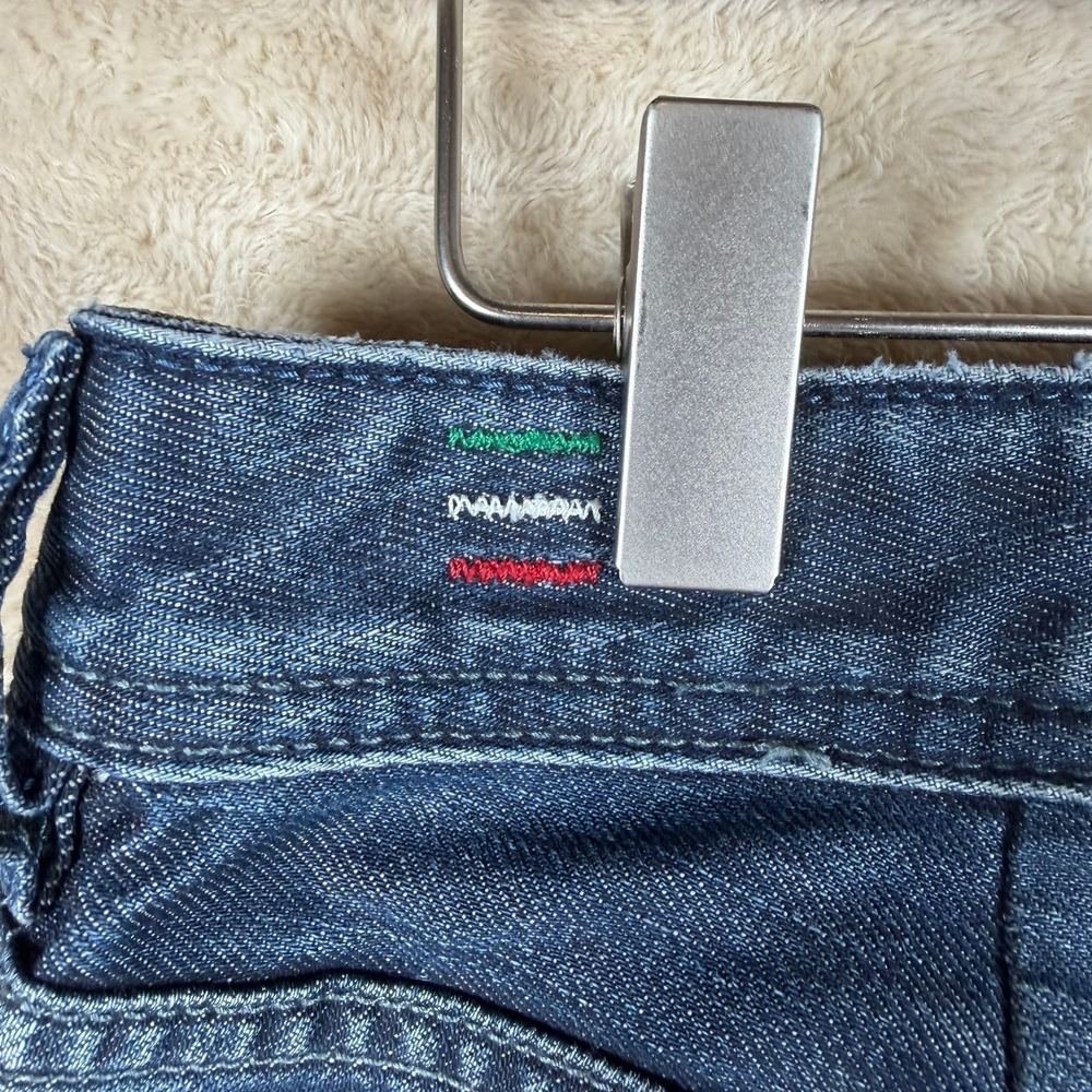 Diesel Zatiny Jeans '09 Men 32x32 Straight Dark Wash Y2K Low Rise Made in Italy - Picture 10 of 13